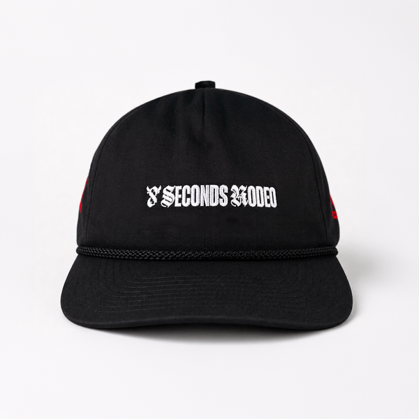 8 Seconds Rodeo “Heritage” Rope Hat — Black