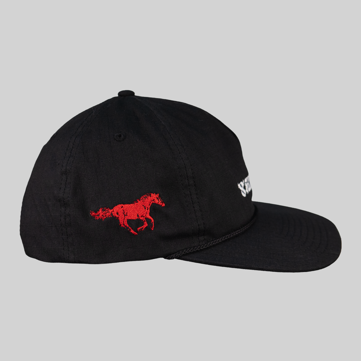 8 Seconds Rodeo “Heritage” Rope Hat — Black
