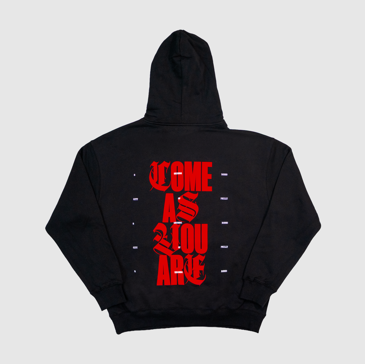 8 Seconds Rodeo “Come As You Are” Hoodie — Black