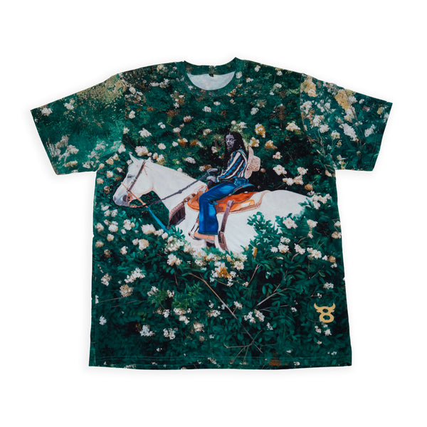 Floral Cowgirl Tee