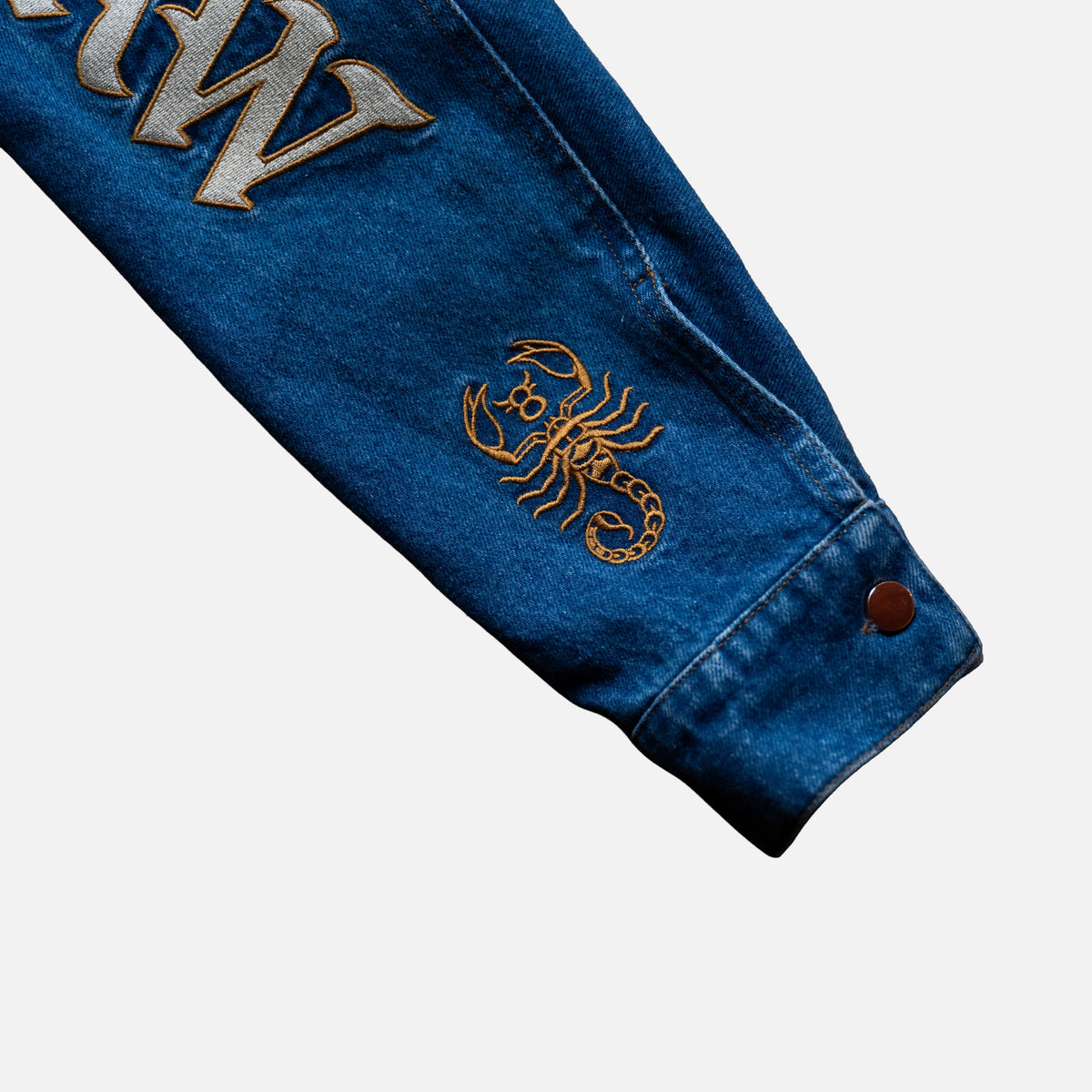 Pre Order: 8SR Embroidered Denim Shirt/Jacket