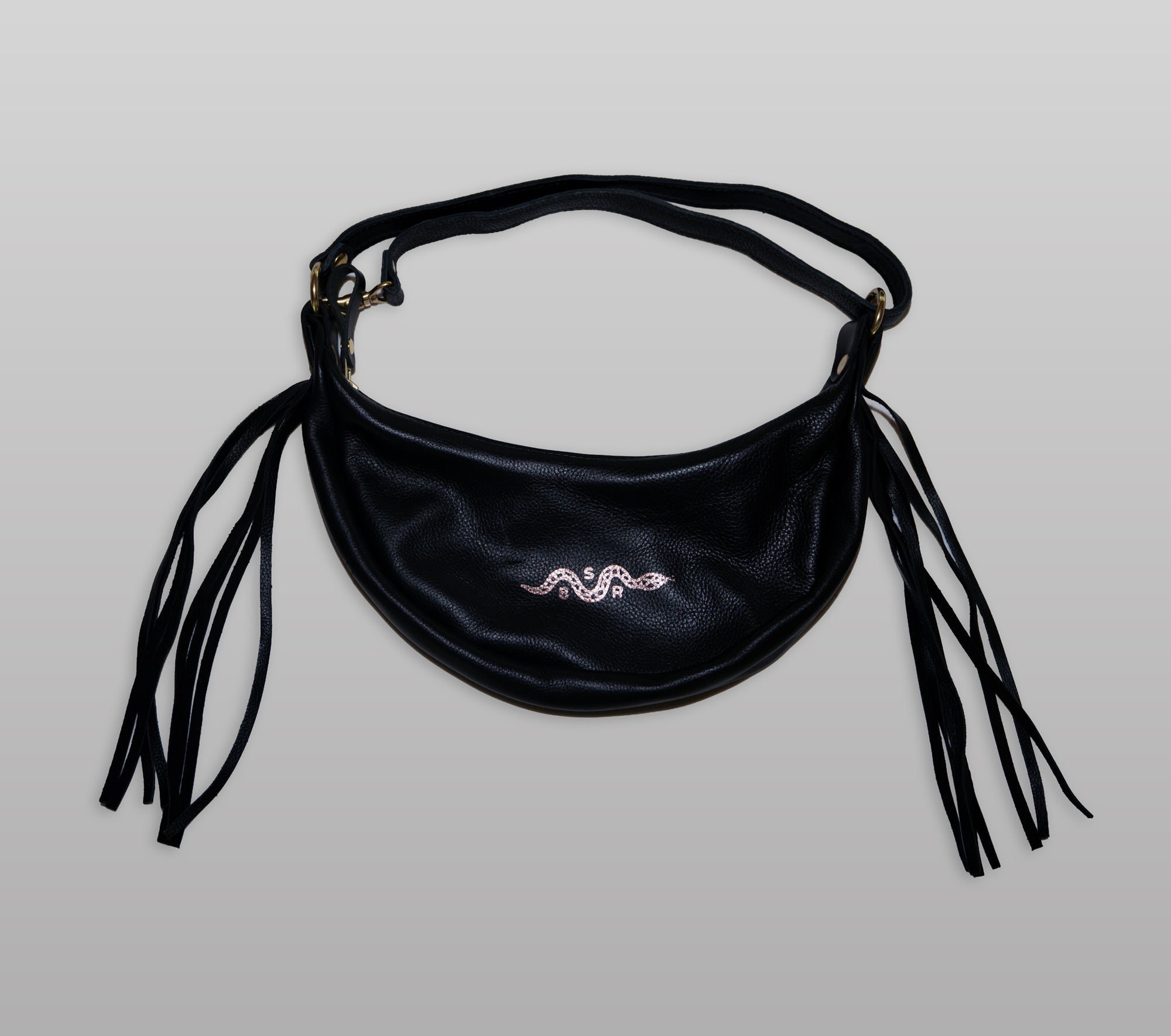 8 Seconds Rodeo x OROX Leather Crossbody Fringe Bag