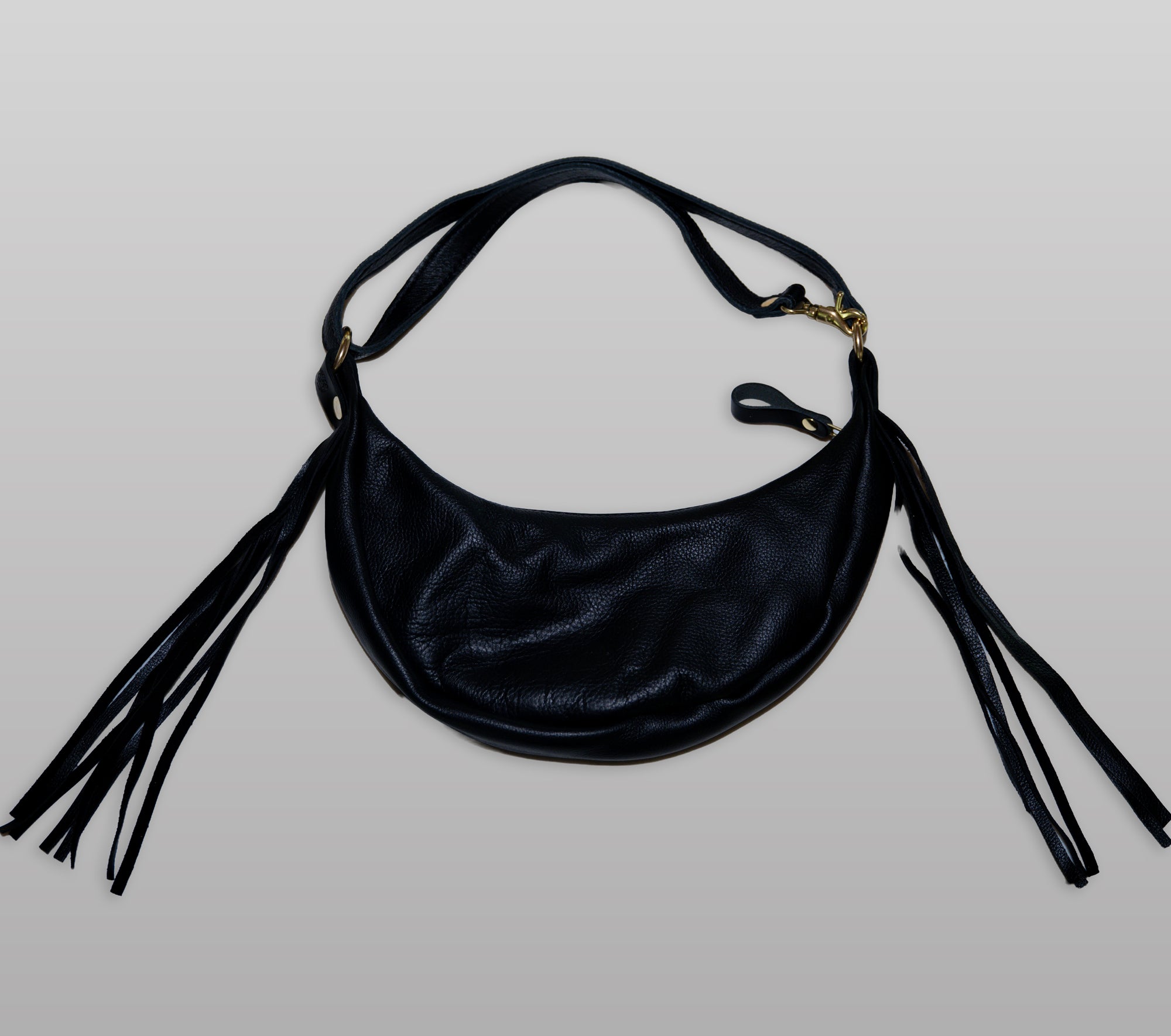 8 Seconds Rodeo x OROX Leather Crossbody Fringe Bag